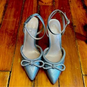 Kelly & Katie Rhinestone Bow Pointed Toe Pumps